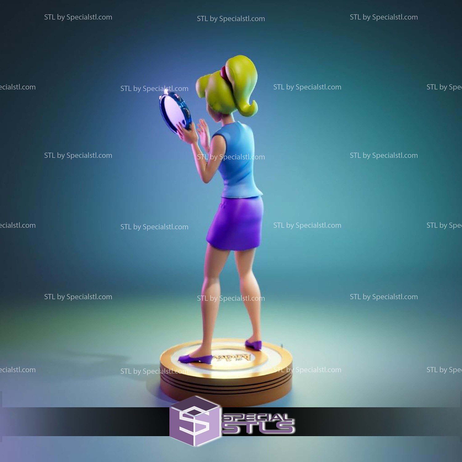 Betty Cooper Archie STL Files 3D Model — view 3