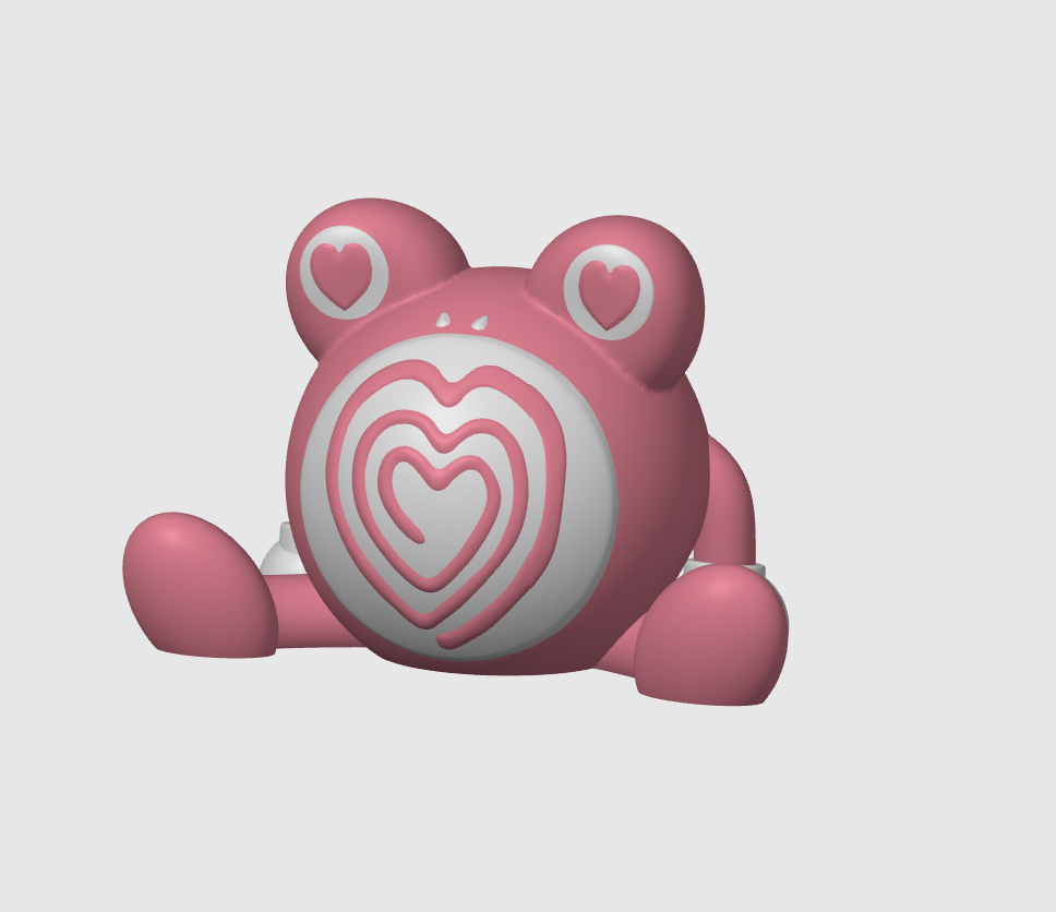 Valentine Poliwhirl (No support, 3MF included) 3D STL Model
