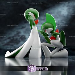 Basic Pokemon Collection - Gallade and Gardevoir 3D STL Model