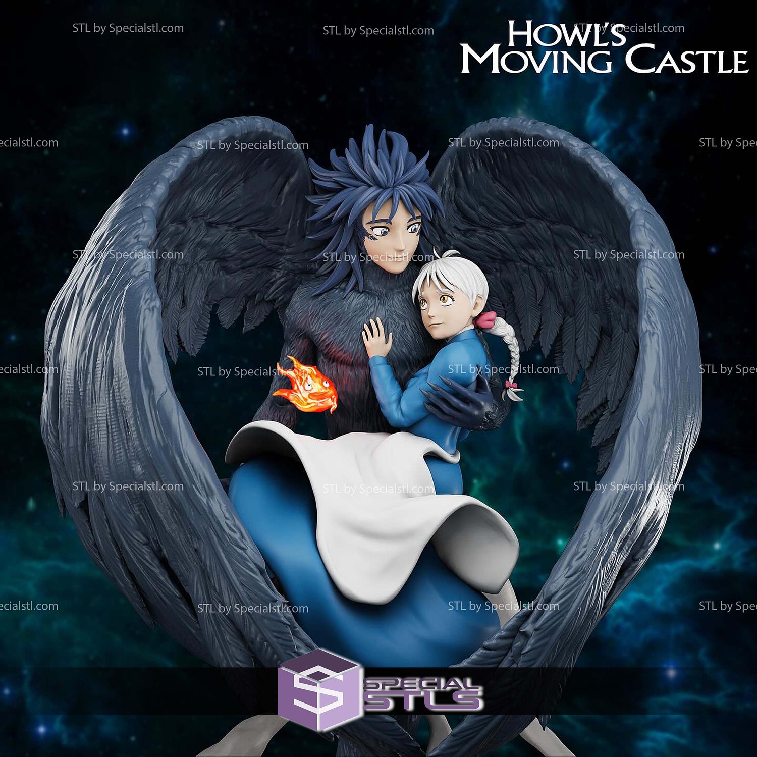 Howl and Sophie Moving Castle 3D Printing Models Model — view 2