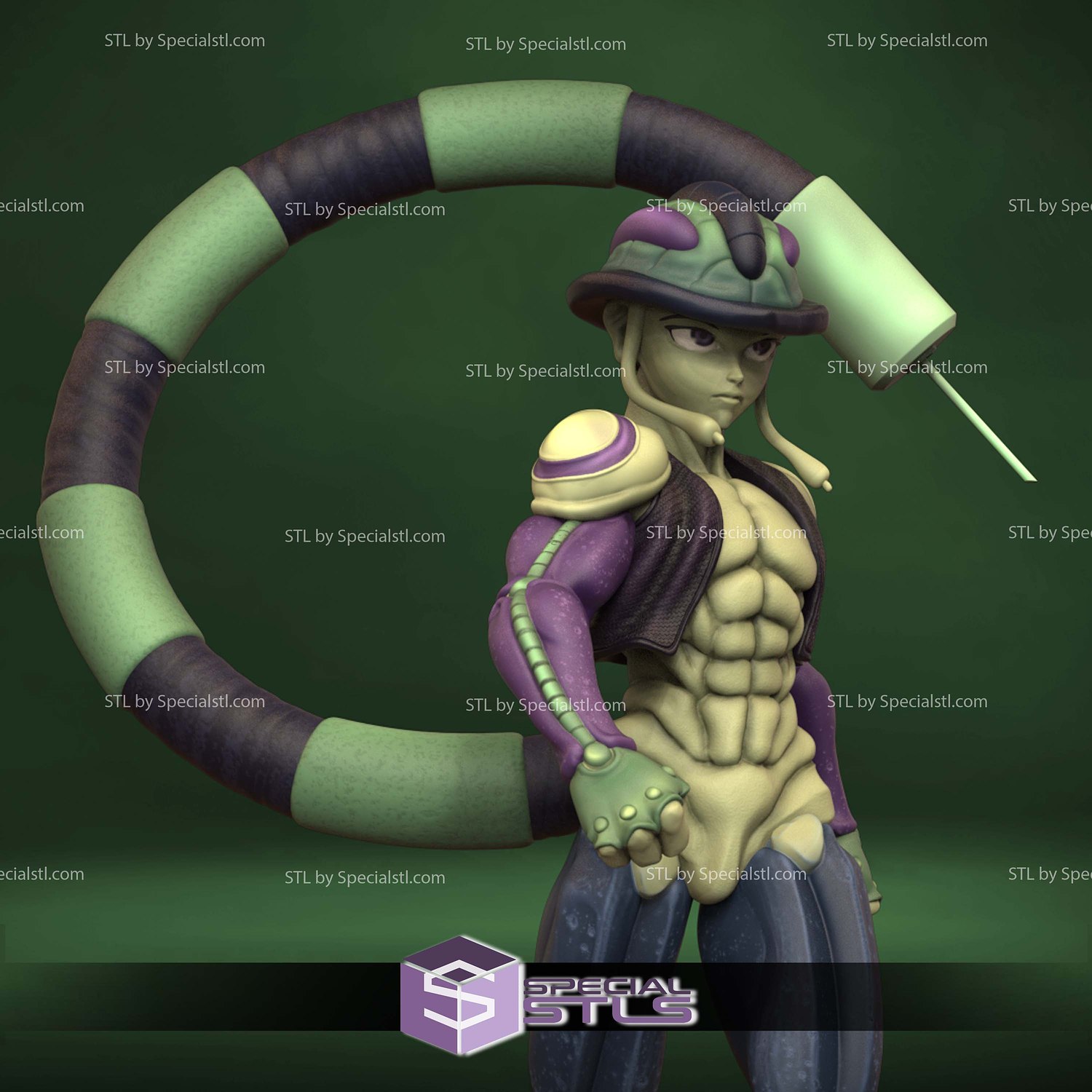 Meruem Hunter X Hunter STL Files 3D Model — view 3