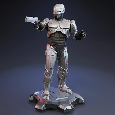 RoboCop 1987 3D Printer Files | Assembly STL Model