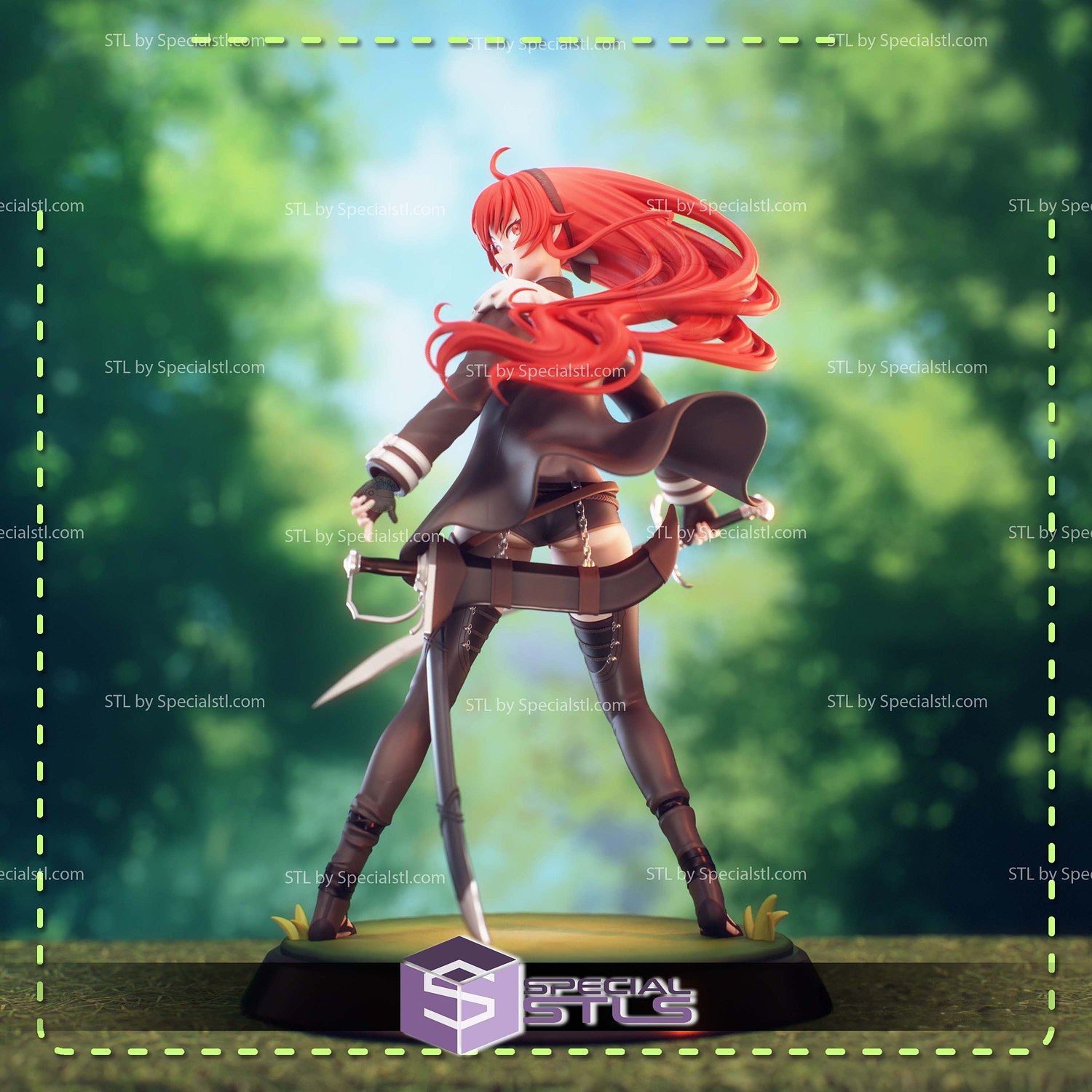 Berserker King Eris Mushoku Tensei 3D Printer Files STL Model — view 2