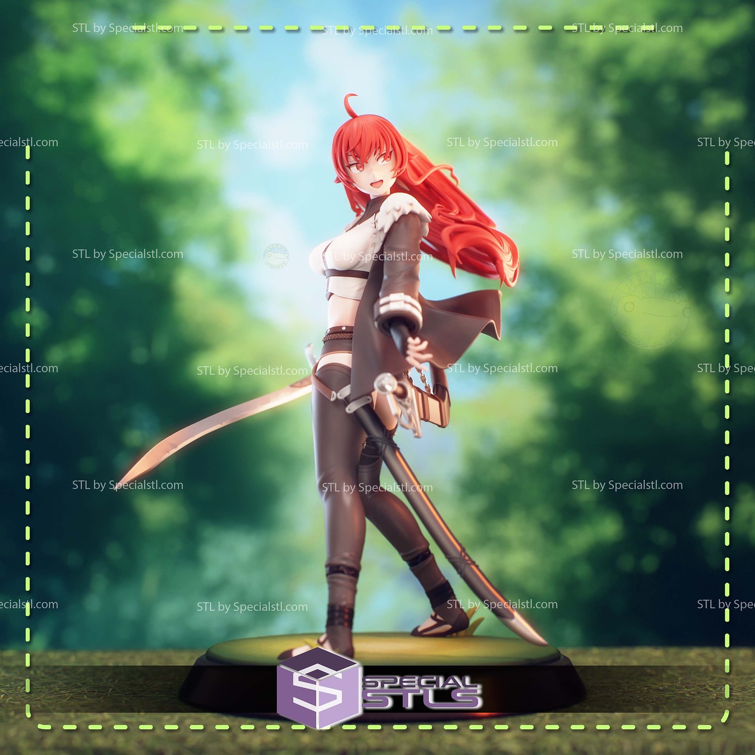 Berserker King Eris Mushoku Tensei 3D Printer Files STL Model — view 3