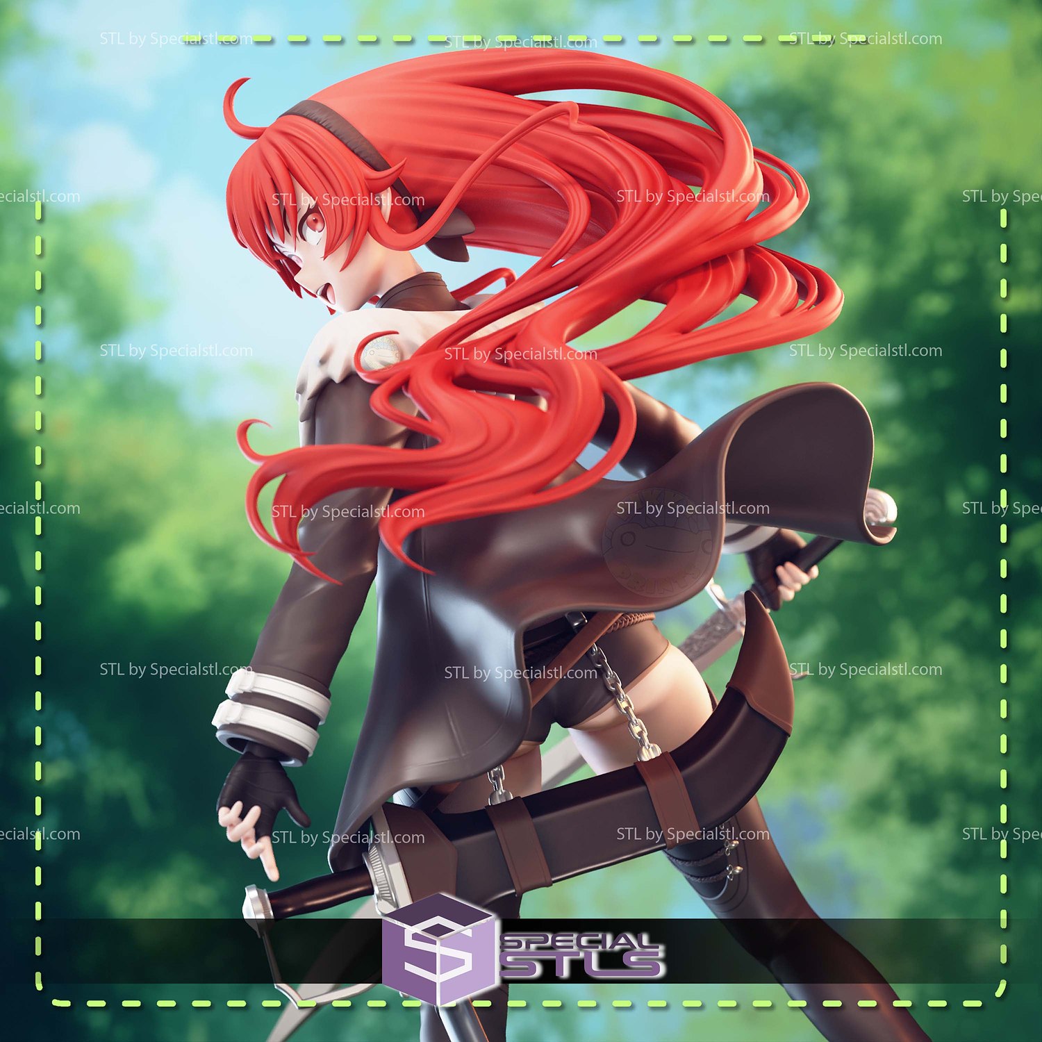 Berserker King Eris Mushoku Tensei 3D Printer Files STL Model — view 6