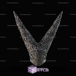 Cosplay STL Files Trench Crusade Artillery Witch Helmet 3D Model