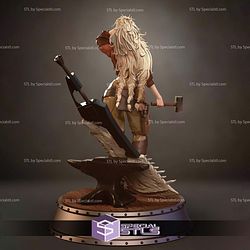 Gemma Monster Hunter and Sword Base STL Files 3D Model