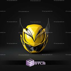 Cosplay STL Files Wolverine Ranger Helmet 3D Model
