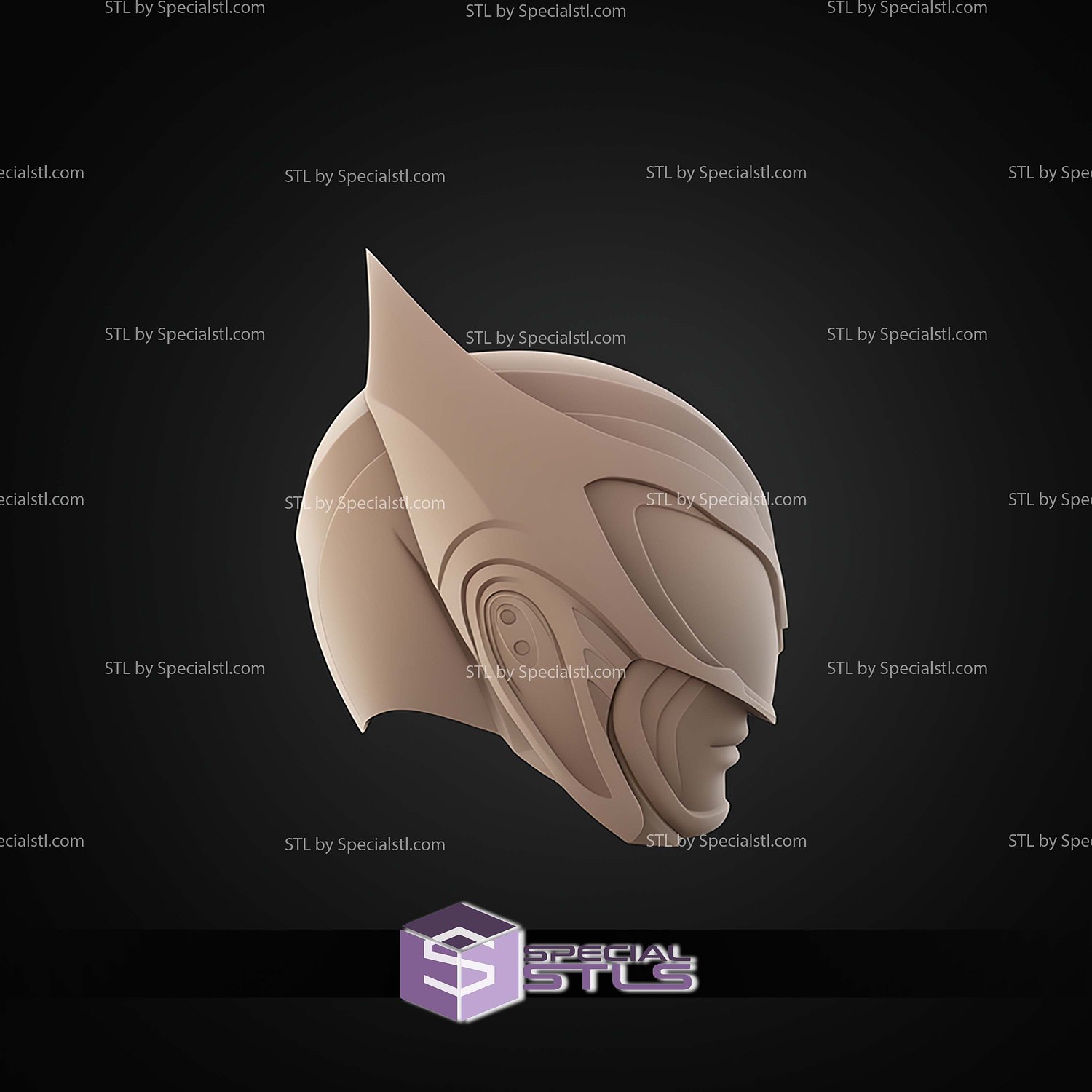 Cosplay STL Files Wolverine Ranger Helmet 3D Model — view 7