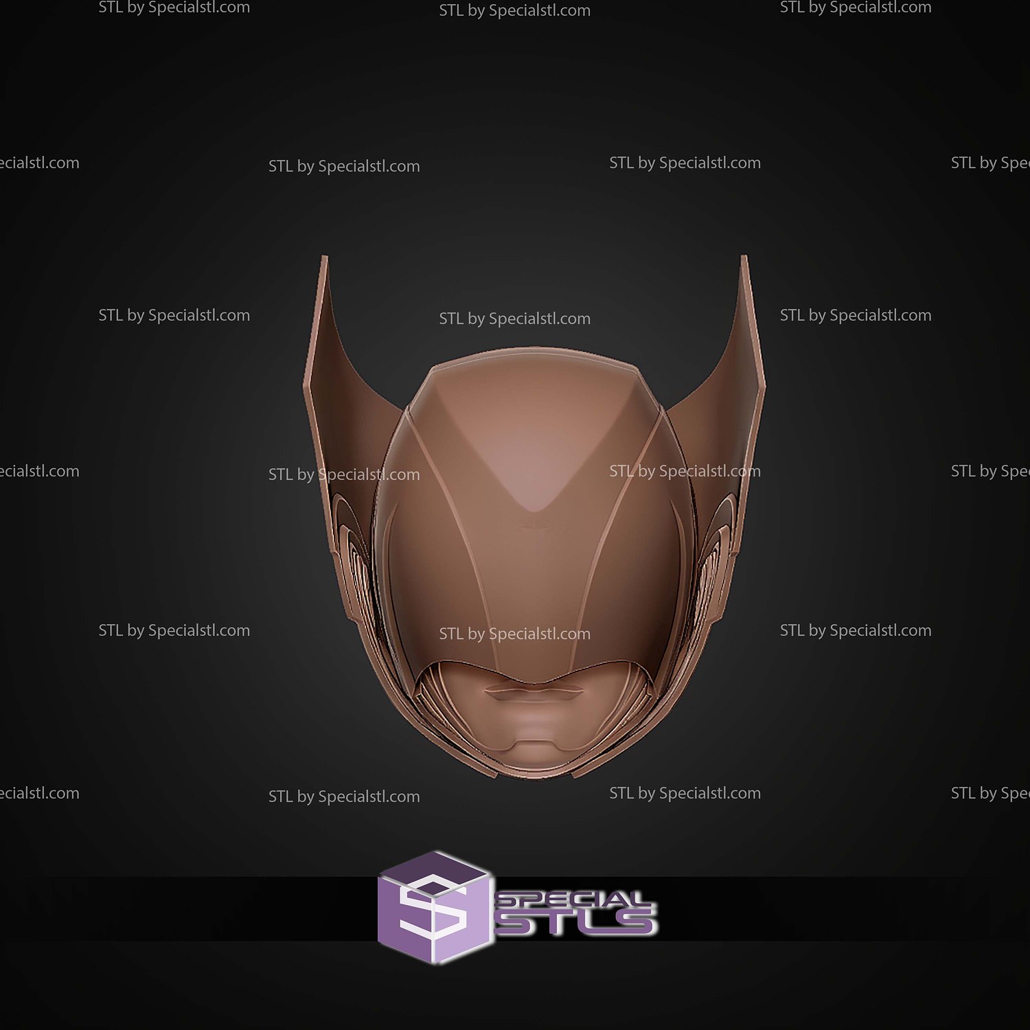 Cosplay STL Files Wolverine Ranger Helmet 3D Model — view 8
