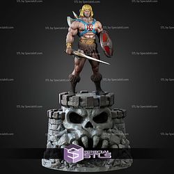 He Man Castle Base STL Files 3D Model