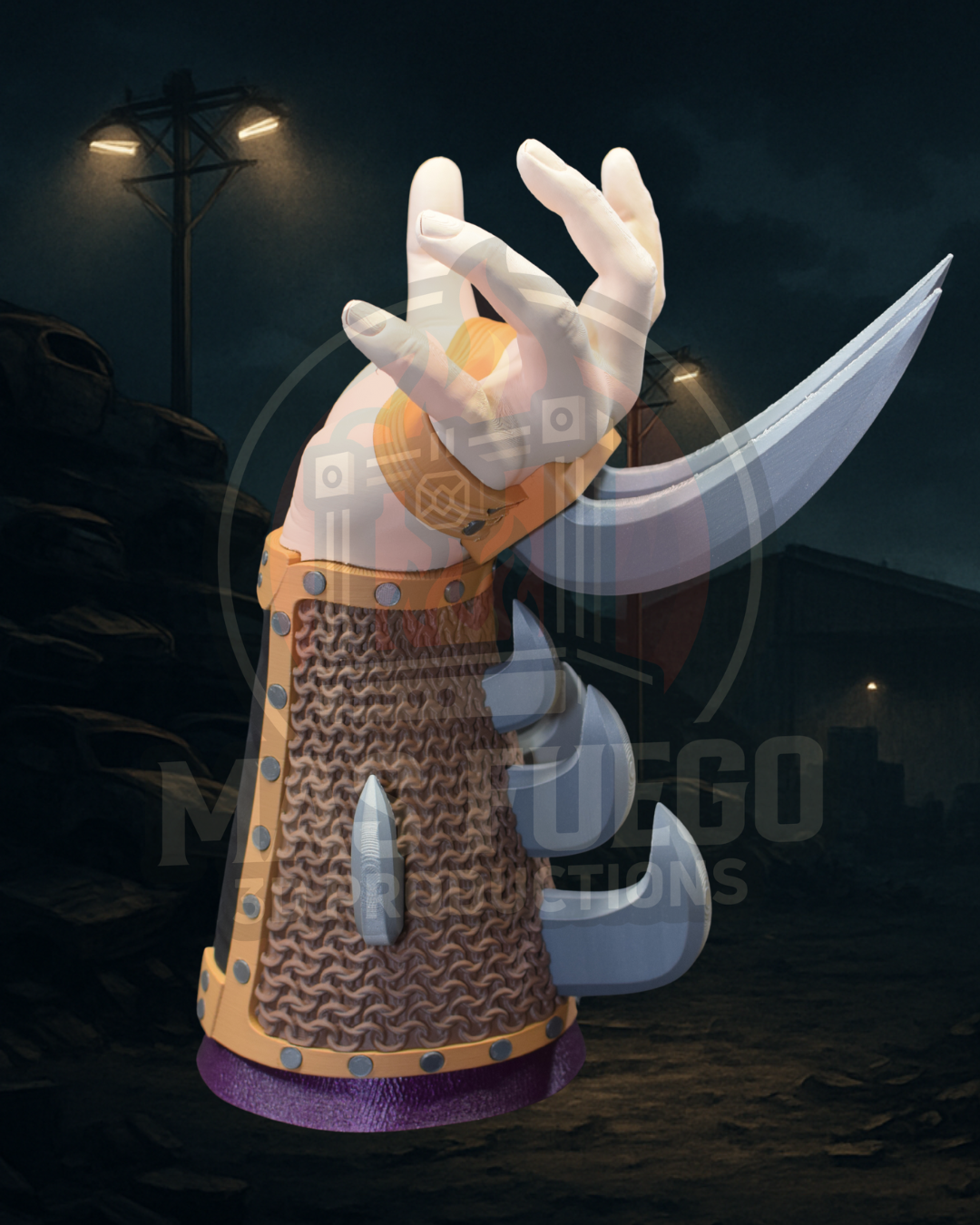 The Shredder - Hands of Power - Mas Fuego 3D Productions STL Model