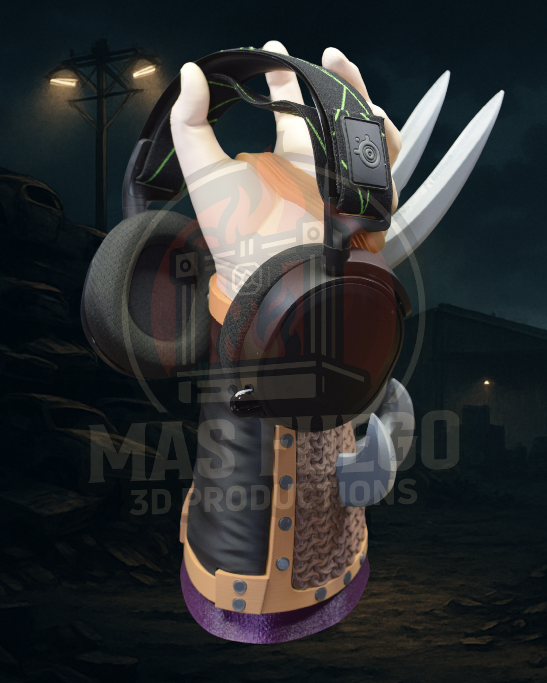 The Shredder - Hands of Power - Mas Fuego 3D Productions STL Model — view 7