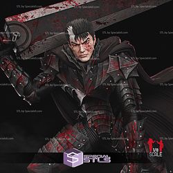 Guts Berserk Blood STL Files 3D Model