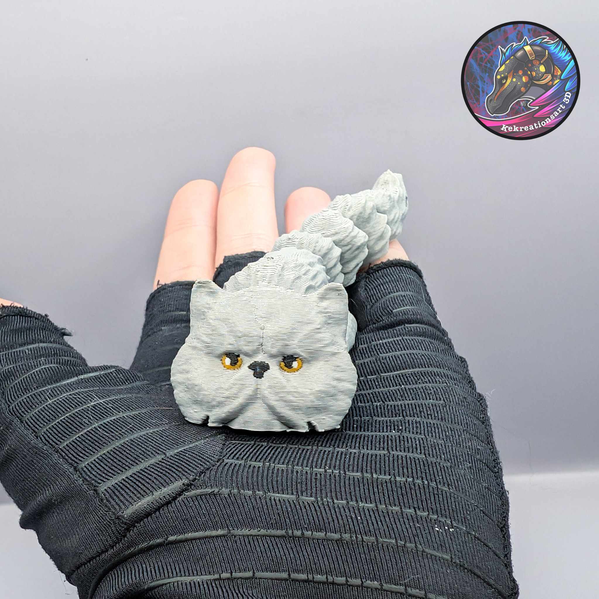 Baby Flexi Cat Set (set of 6) 3D 3MF Model