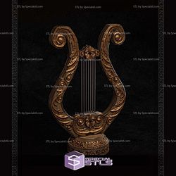 Greek Lyre 3D Printer Files STL Model