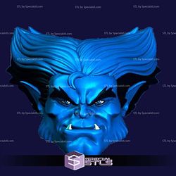 Custom Head STL Collection - Beast X Men 97 Smile 3D Model