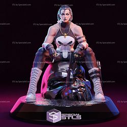 Female Punisher 3D Printer Files STL Model