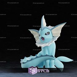 Life Sized Vaporeon Pokemon 3D Printer Files STL Model
