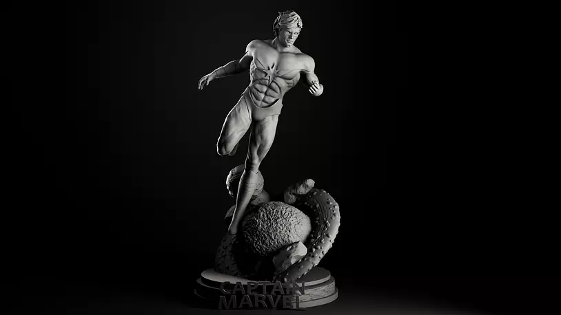 Superhero character for  3D Printing STL Model