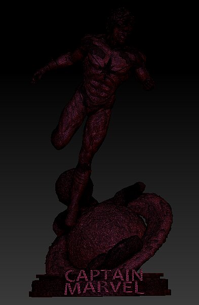 Superhero character for  3D Printing STL Model — view 6