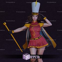 DC Bombshell Mary Shazam STL Files 3D Model