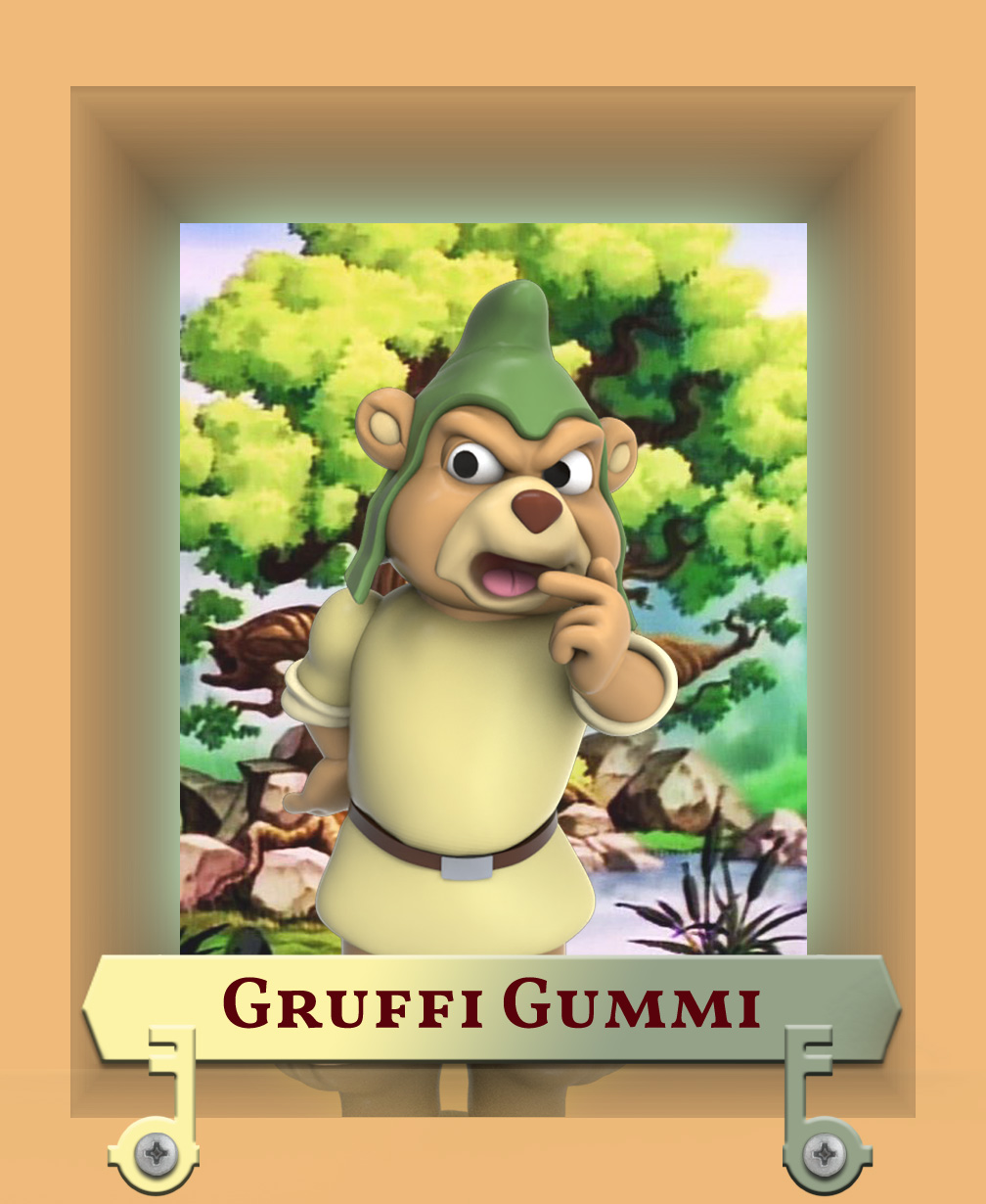 Gruffi Gummi Bear 3D 3MF Model
