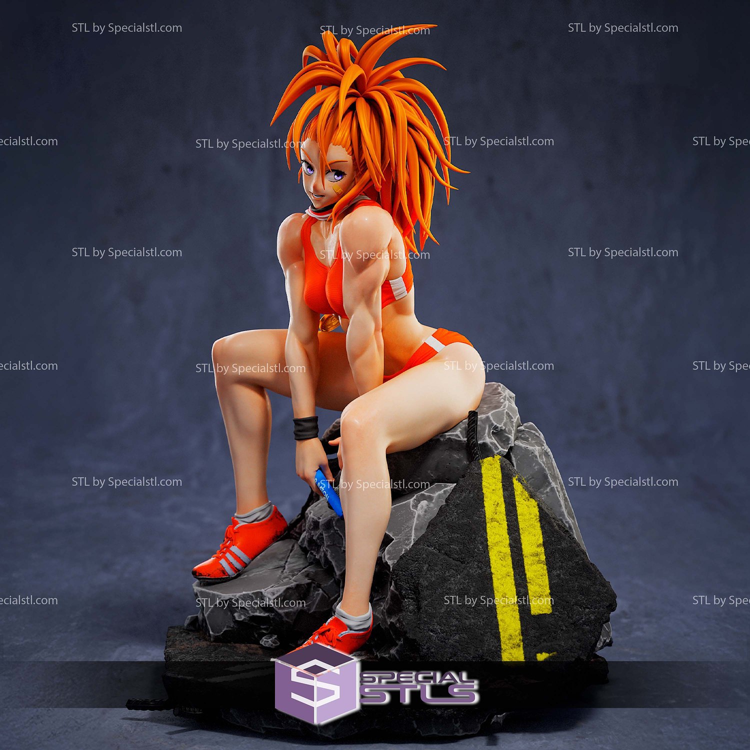 Captain Mizuki One Punch Man STL Files 3D Model — view 2