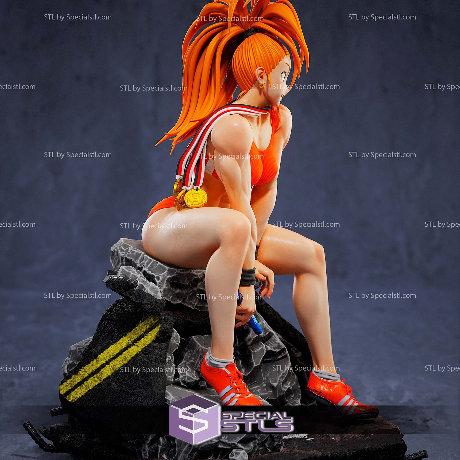 Captain Mizuki One Punch Man STL Files 3D Model — view 3