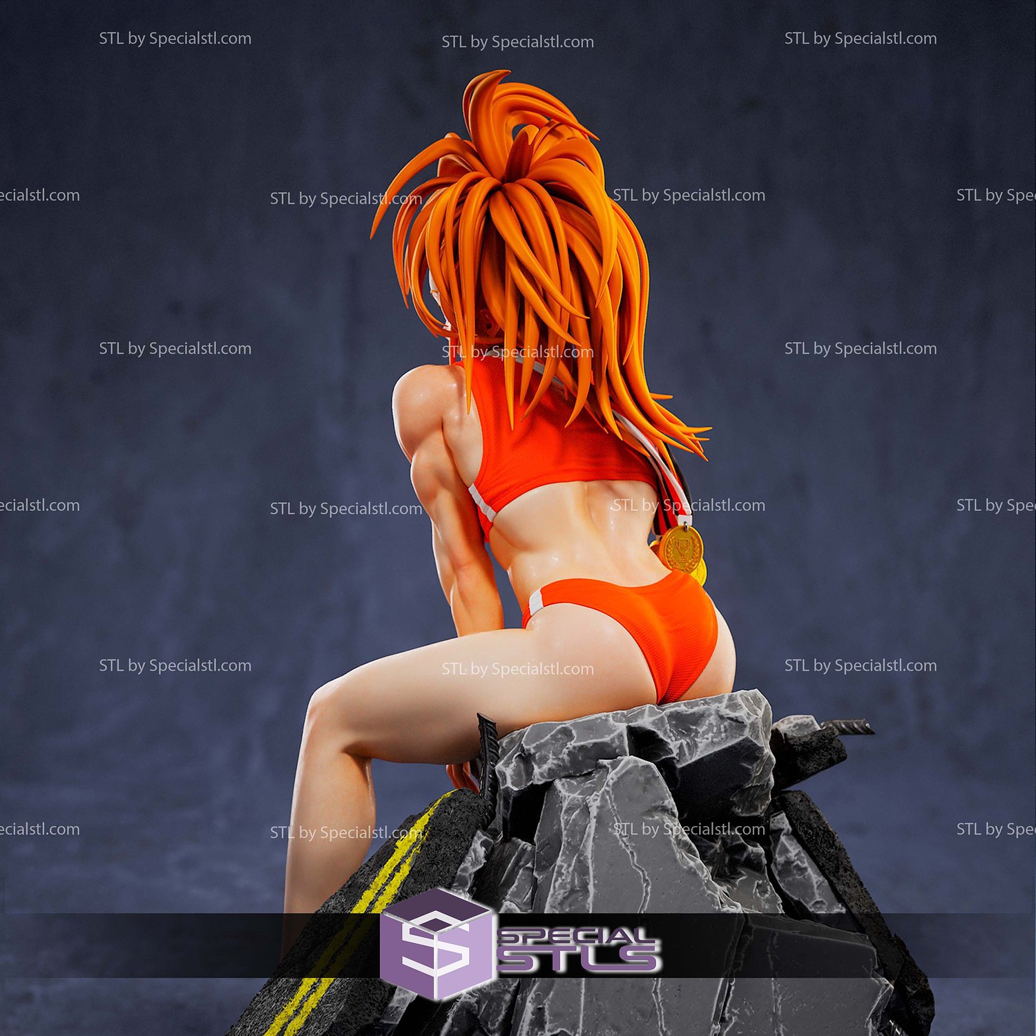 Captain Mizuki One Punch Man STL Files 3D Model — view 4