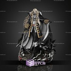 Alucard Castlevania Museum 330mm STL Files 3D Model