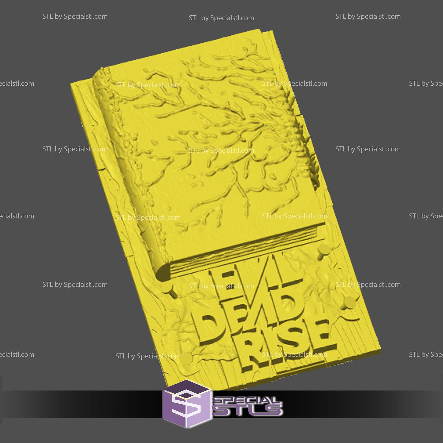Basic STL Collection - Evil Dead Rise Necronomicon 3D Model — view 2