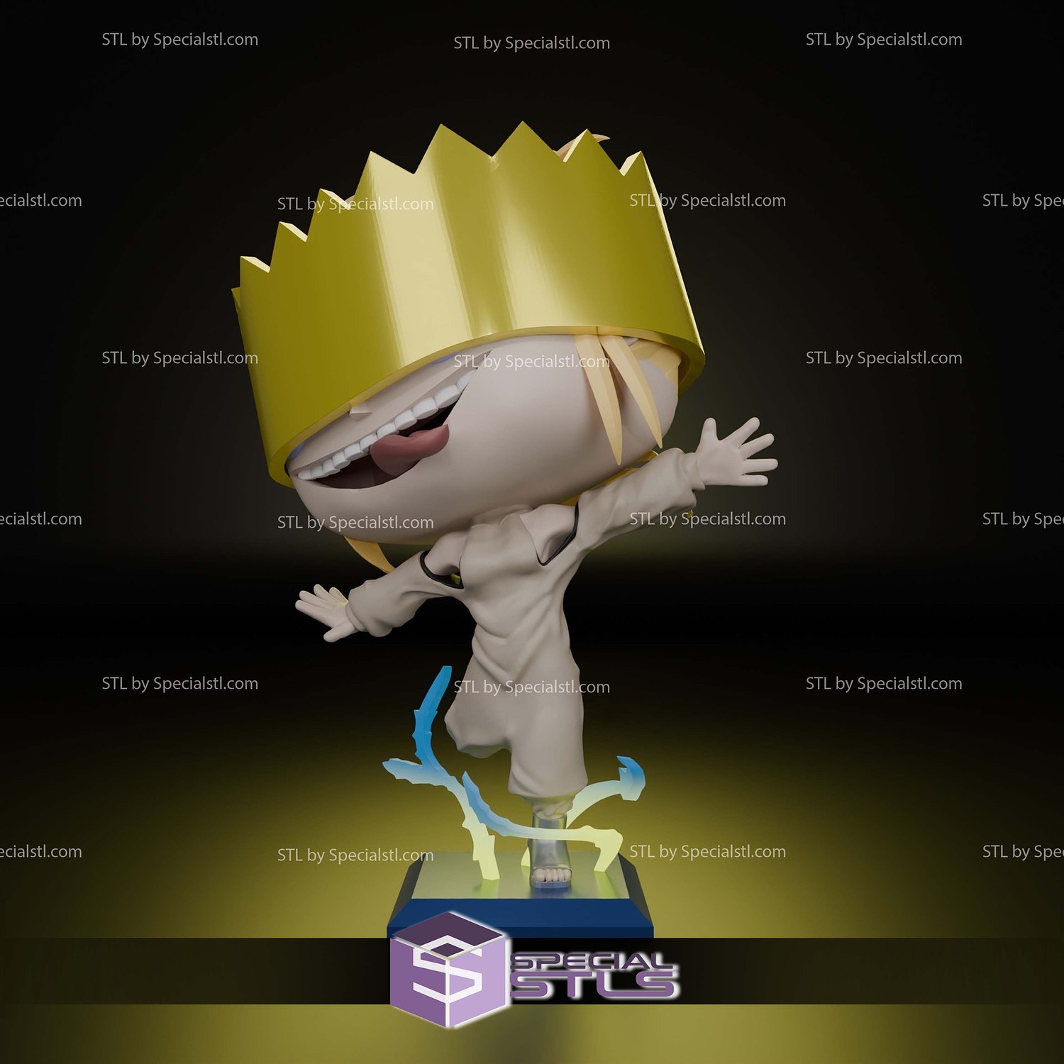 Haumea Fire Force Funko 3D Printer Files STL Model — view 3