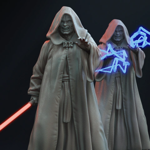 Darth Sidious 3D Printer Files | Assembly STL Model