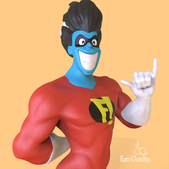 Freakazoid 3D ZTL Model — view 2
