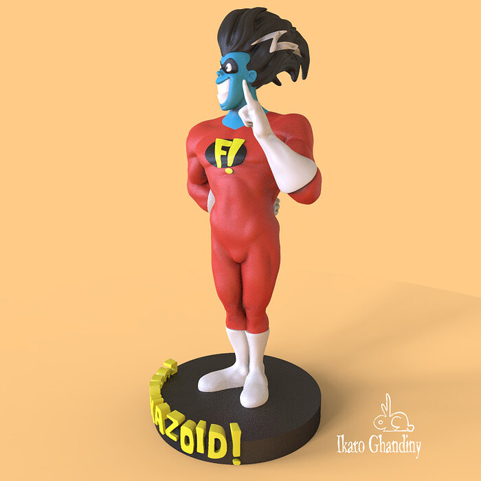 Freakazoid 3D ZTL Model — view 5