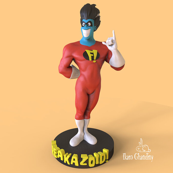 Freakazoid 3D ZTL Model — view 6
