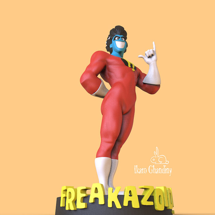 Freakazoid 3D ZTL Model — view 7