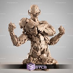 Ultron 2025 Portrait Bust 3D Printer Files STL Model