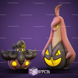 Gourgeist Pokemon Complete STL Files 3D Model