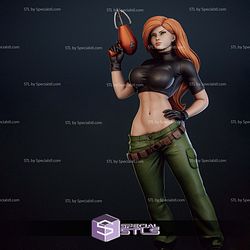 Kim Possible Grappling Hook STL Files 3D Model