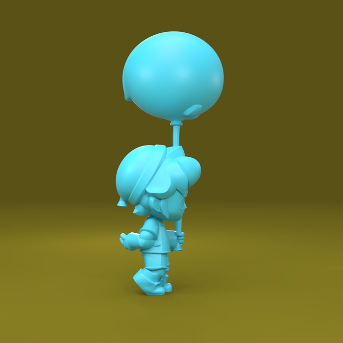 Gus Original - Brawl Stars 3D OBJ Model — view 4