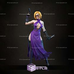 Nina Williams Tekken 8 Sculptures 3D Printing STL Model