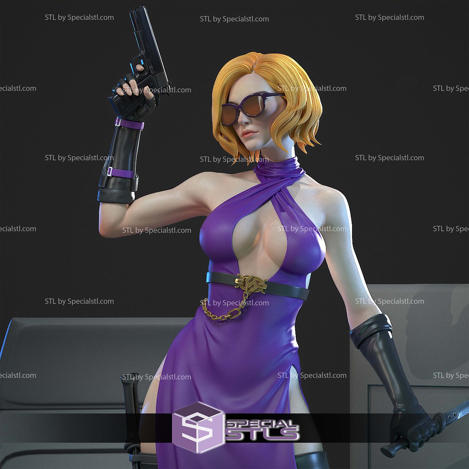 Nina Williams Tekken 8 Sculptures 3D Printing STL Model — view 5