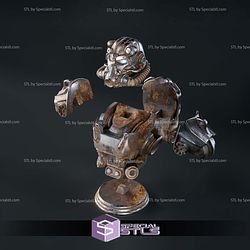 Fallout T-60 Bust 3D Printer Files STL Model