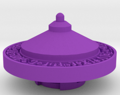 BEYBLADE DARK MAGICIAN | COMPLETE | YUGIOH SERIES 3D STL Model