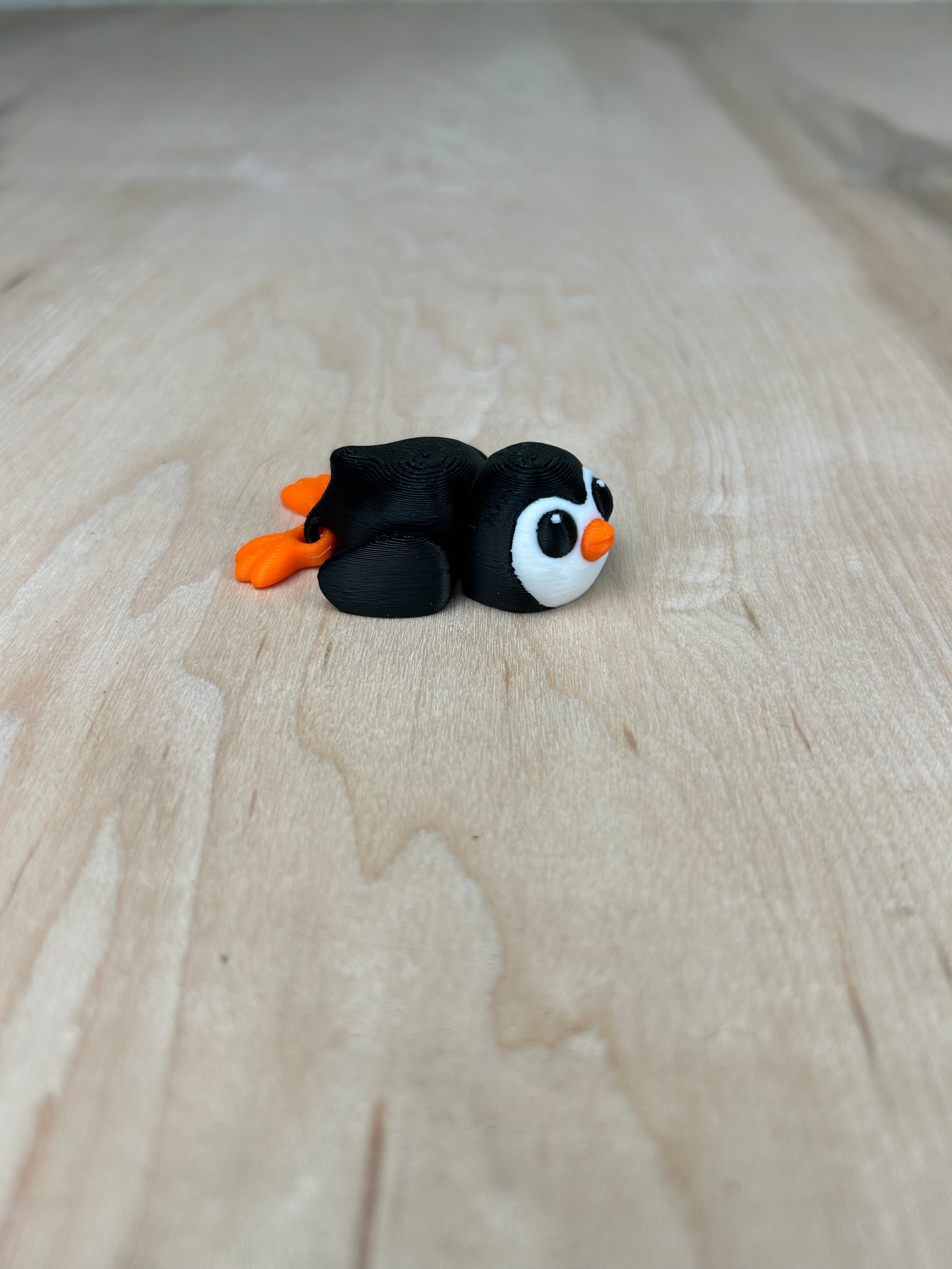 Sliding Penguin V2 3D STL Model
