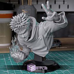 Itadori and Sukuna Bust STL Files 3D Model