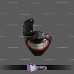 Cosplay STL Files Tokyo Ghoul Kaneki Mask 3D Model — view 1