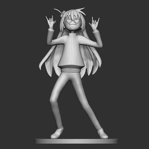 Hitori Gotoh - Bocchi the Rock 3D STL Model